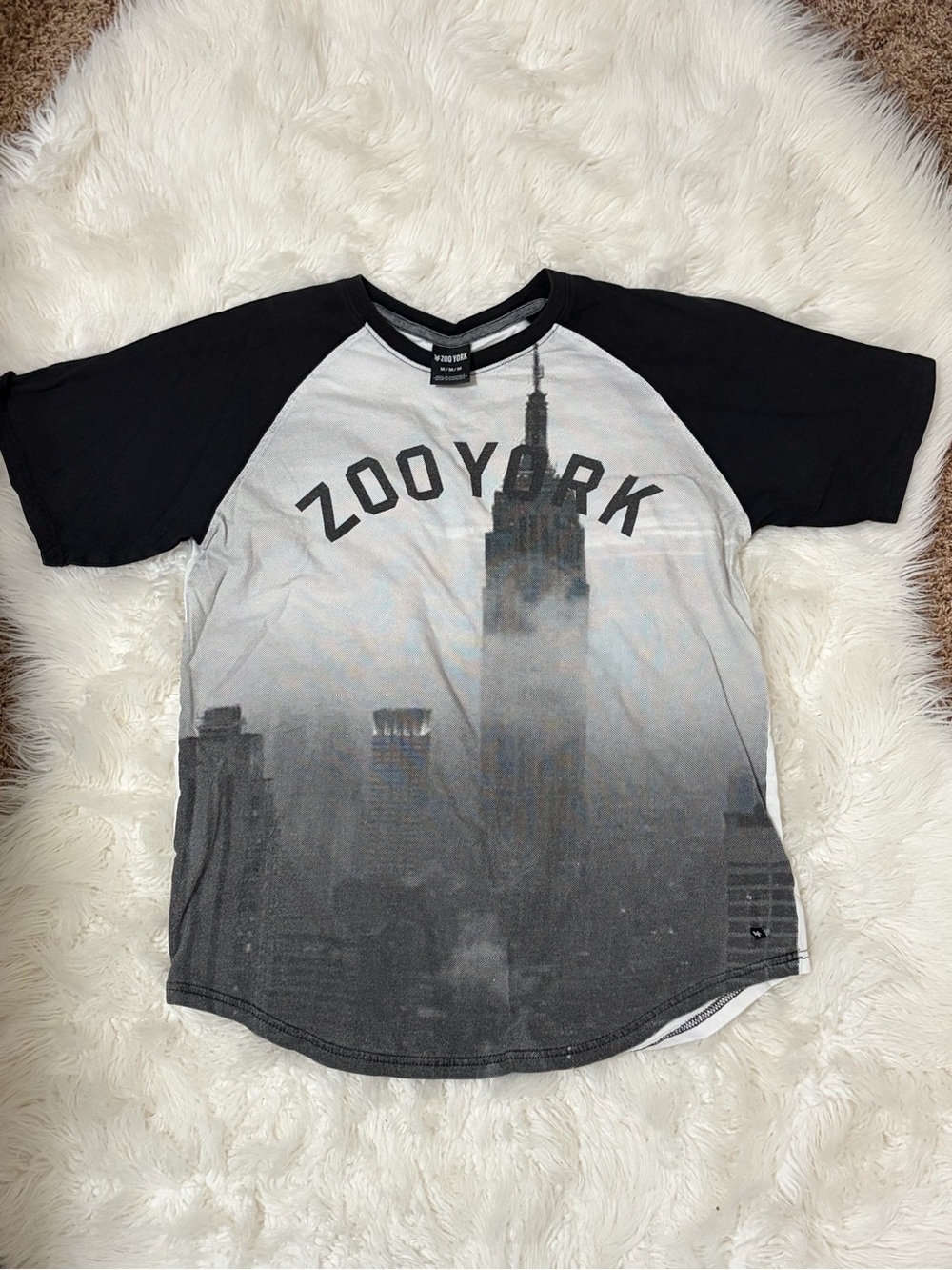 Zoo York Boys' Black & White Graphic T-shirt